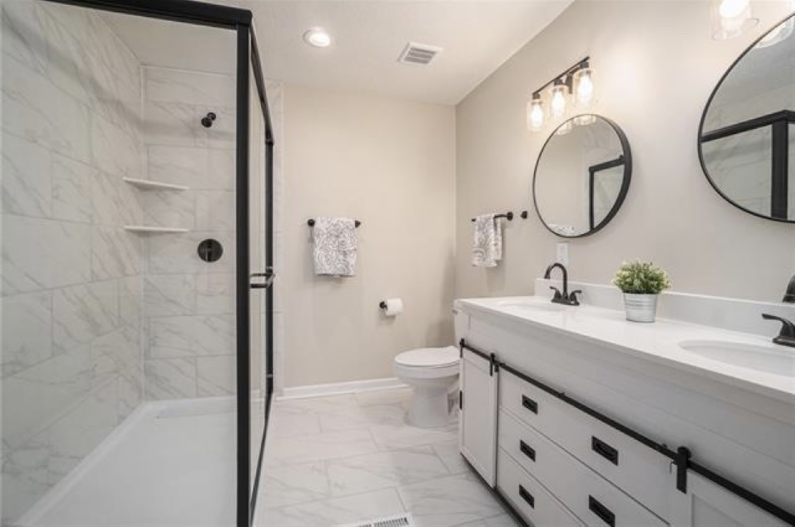 Targeted bathroom remodel