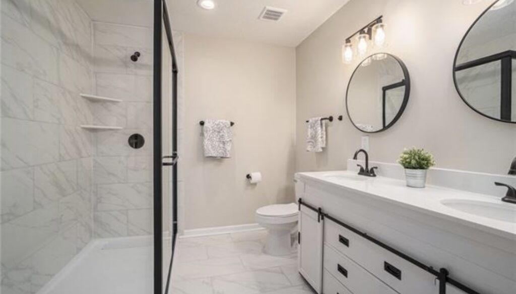 Targeted bathroom remodel